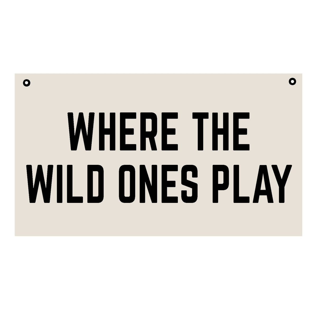 where the wild ones play wall canvas