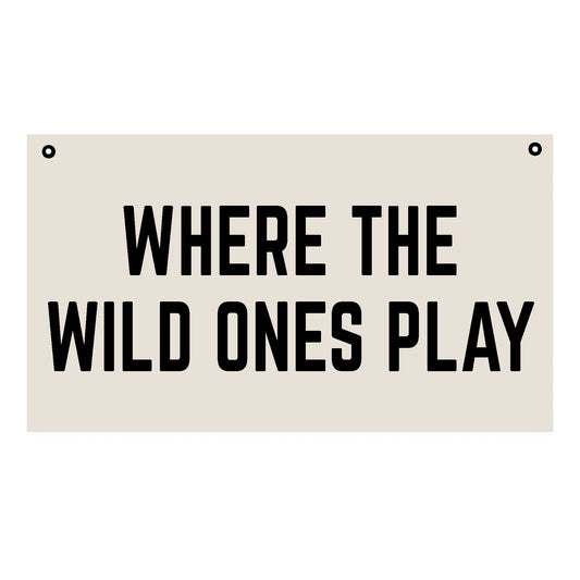 where the wild ones play wall canvas