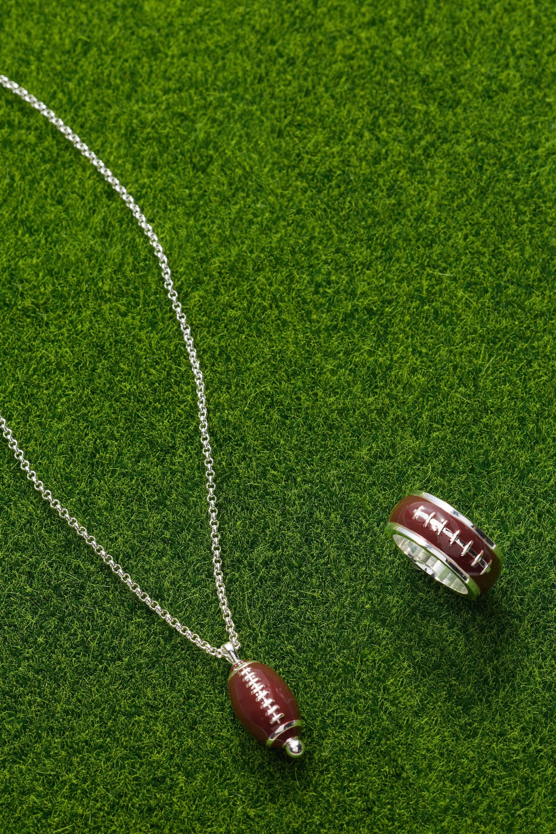Football Fidget Ring