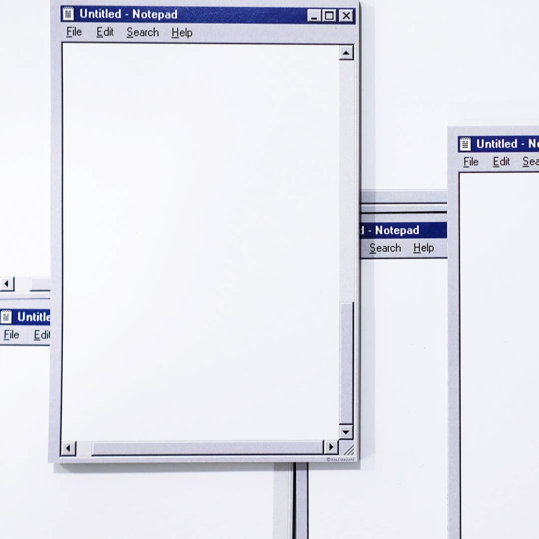 '95 notepad