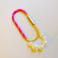 Load image into Gallery viewer, roped and pearled shackle bag charm
