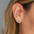 Load image into Gallery viewer, Curved Baguette Studs
