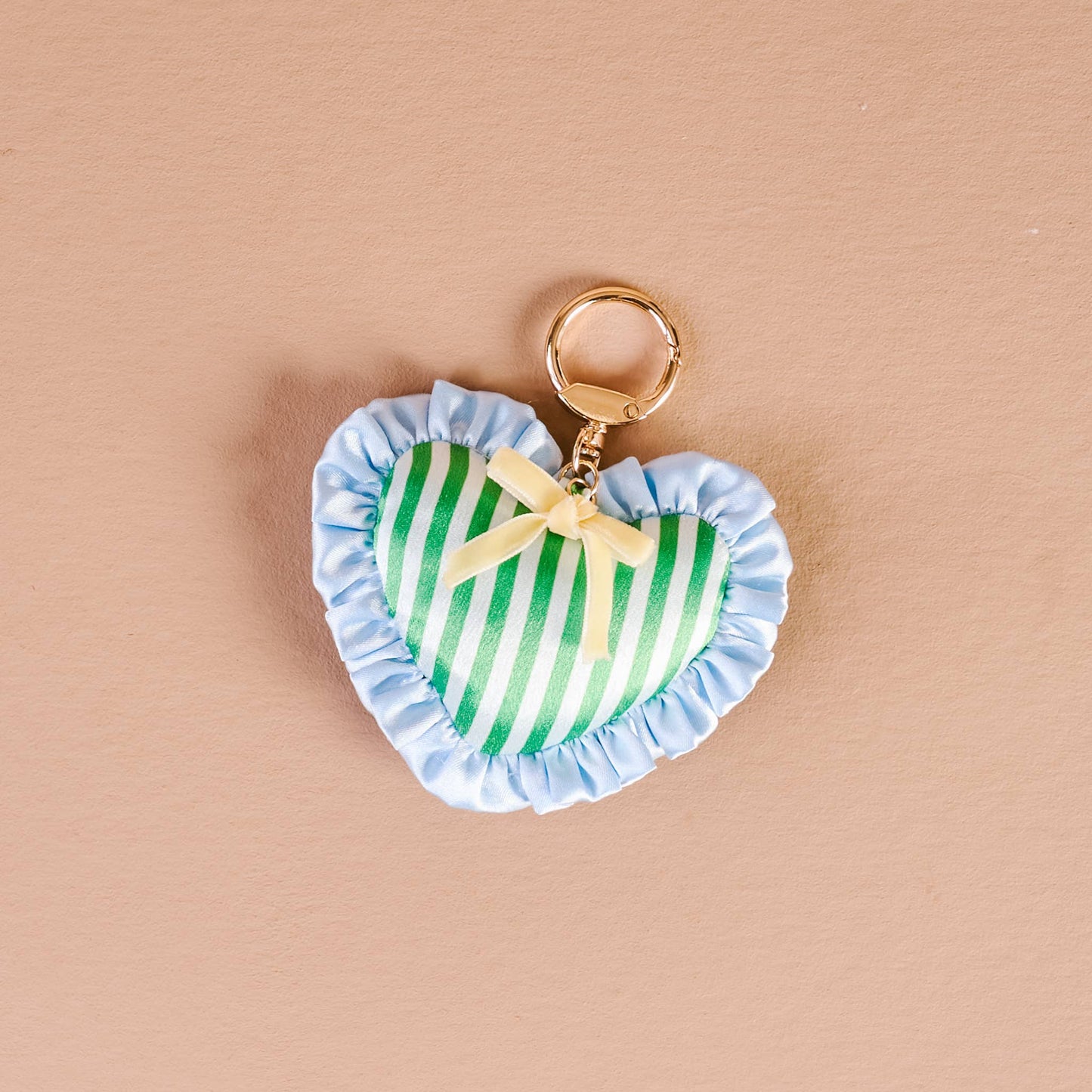 puffy heart bag charm