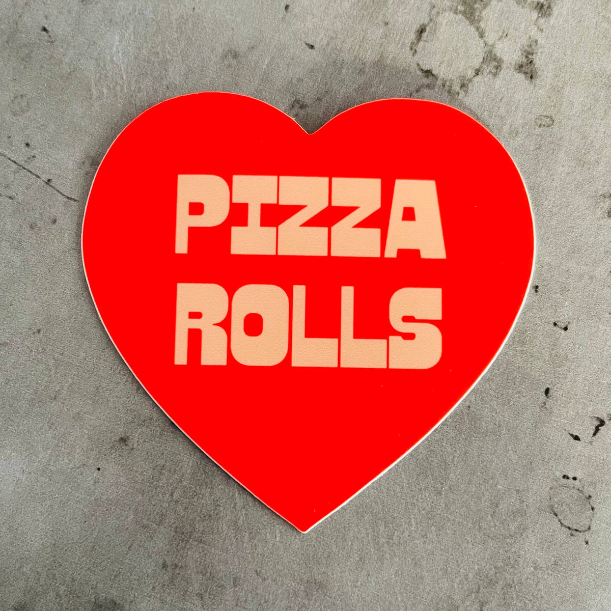 pizza rolls vinyl sticker