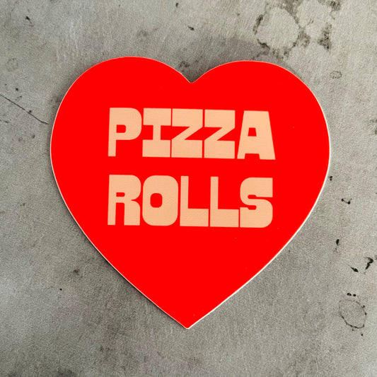 pizza rolls vinyl sticker