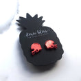 Load image into Gallery viewer, football helmet stud earrings
