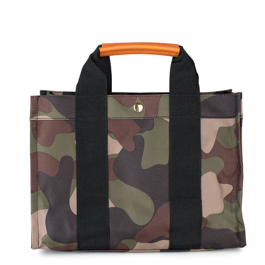 kylie camo nylon tote