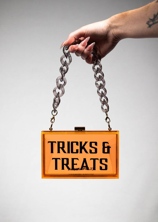 TRICKS + TREATS CLUTCH BAG