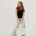 Load image into Gallery viewer, Cadence Canvas and Vegan Leather Tote
