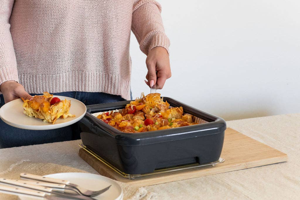 Fancy Panz Premium Set - Pan Frame w/ Lid & Gel Pack in Charcoal