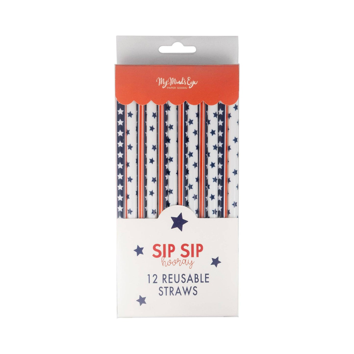 Classic Stars Reusable Straws