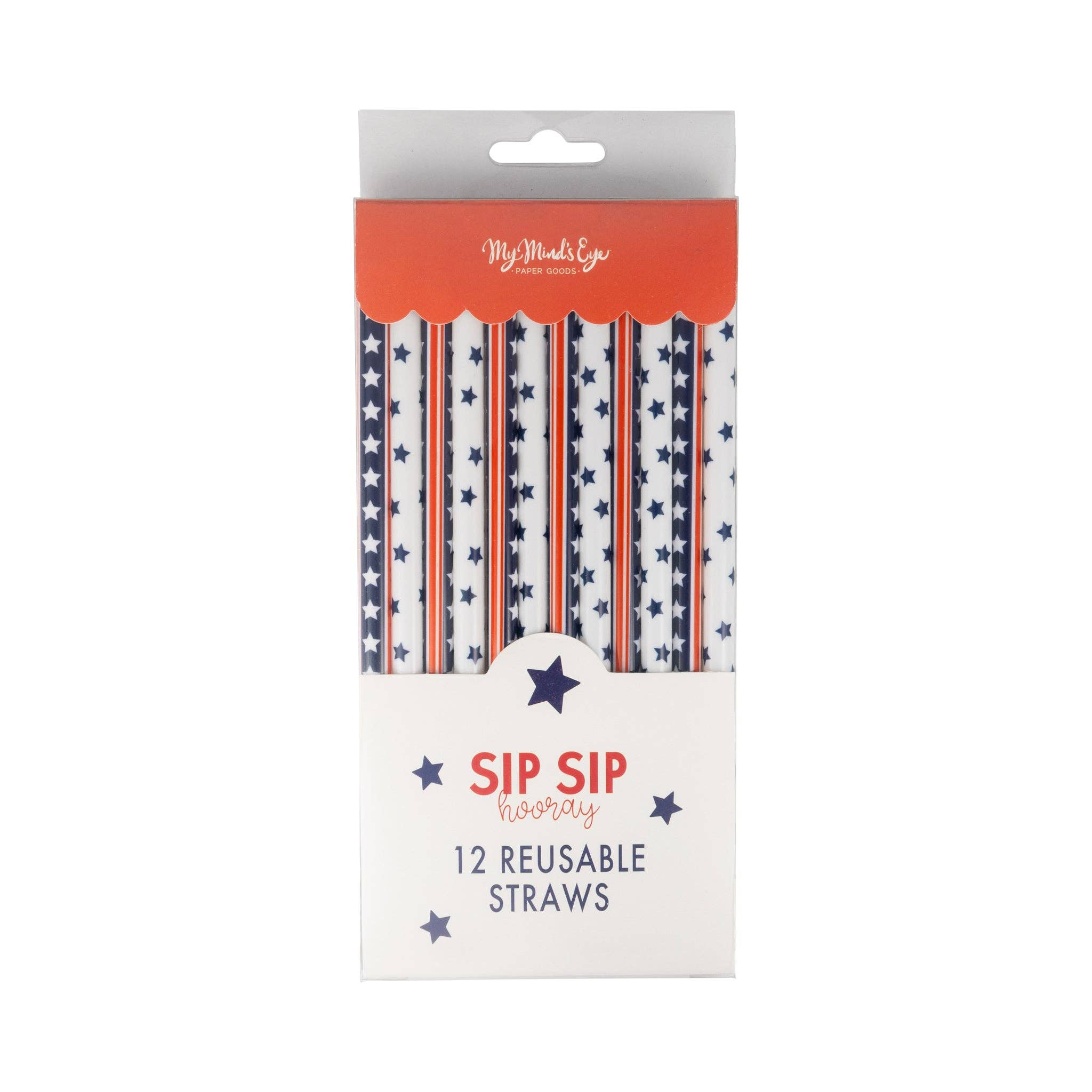 Classic Stars Reusable Straws