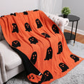 Load image into Gallery viewer, Ghost Patterned Throw Blanket
