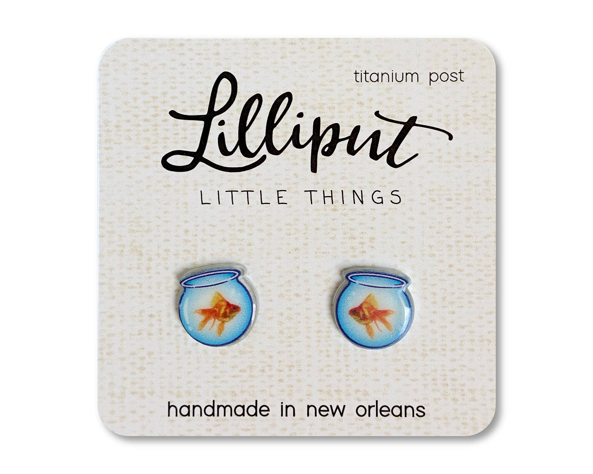 Fishbowl Earrings // Quirky Earrings // Weirdcore