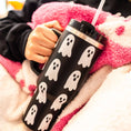 Load image into Gallery viewer, 40 oz ghost tumbler
