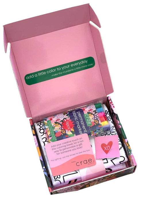 Mother's Day Coloring Gift Box