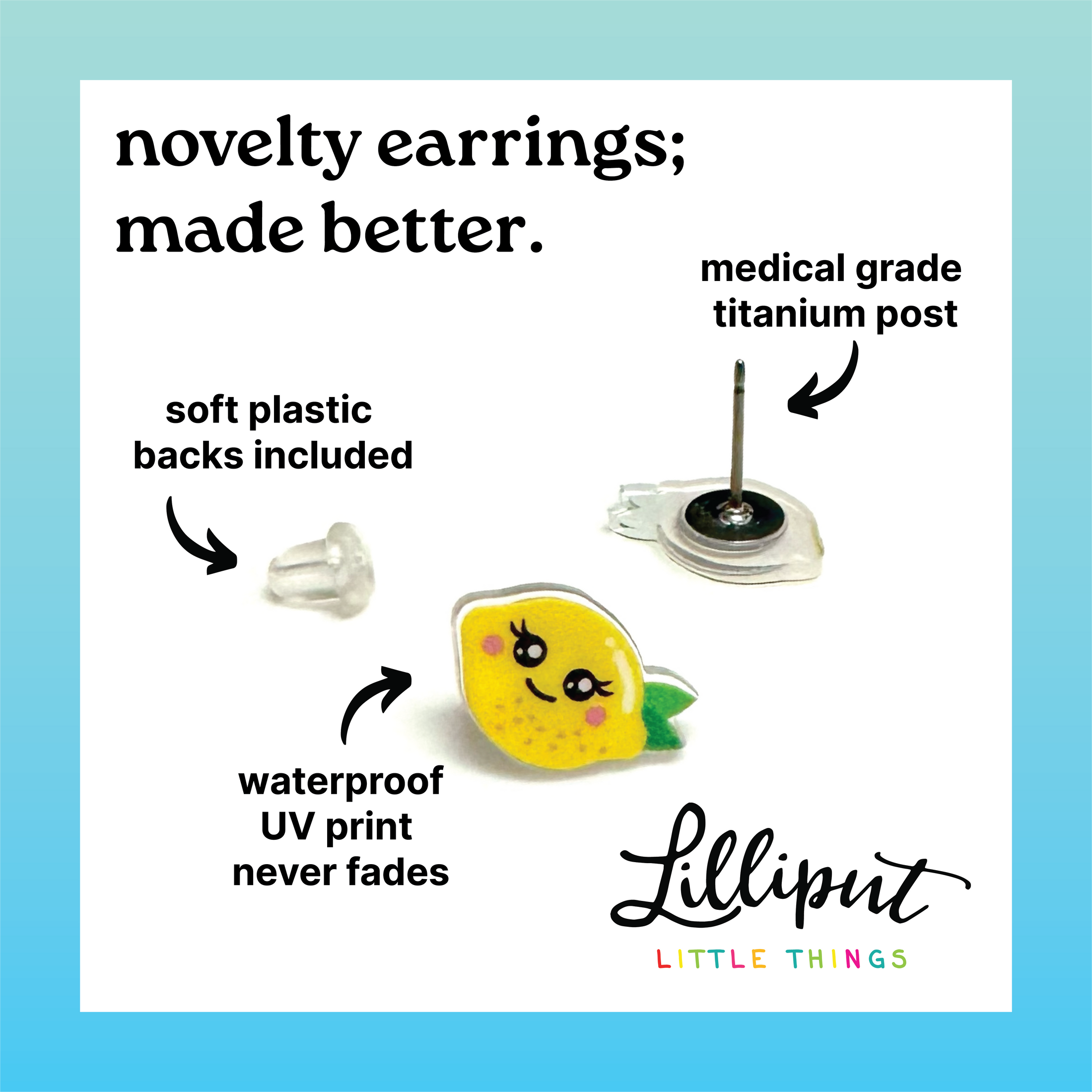 Fishbowl Earrings // Quirky Earrings // Weirdcore