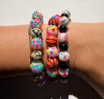 Load image into Gallery viewer, stretchy basketball bracelet
