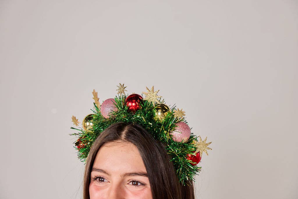 Deck the Halls Wreath Novelty Headband
