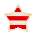 Load image into Gallery viewer, Hamptons Star Shaped Bamboo Reusable Tray Set
