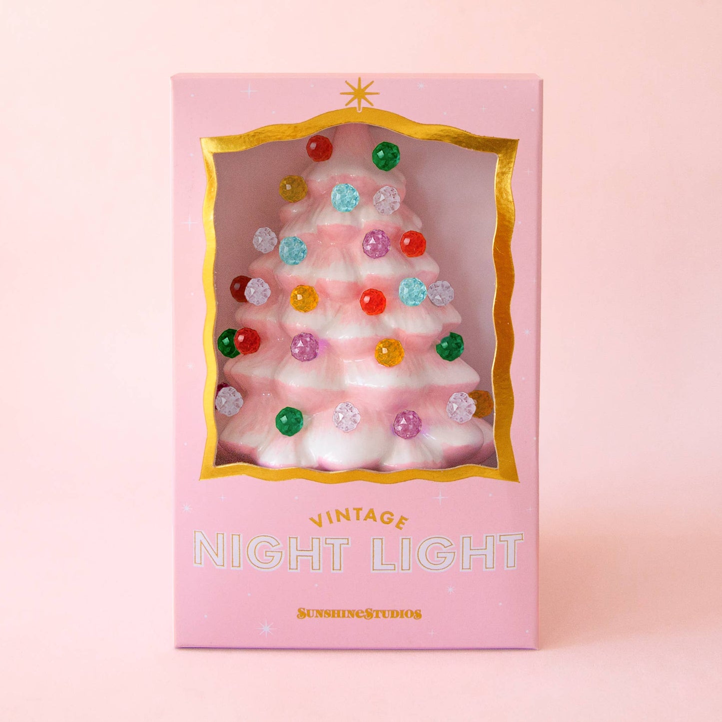 Vintage Tree Night Light | Limited Edition Gumdrop | Pink