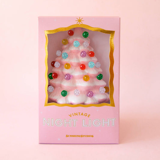 Vintage Tree Night Light | Limited Edition Gumdrop | Pink