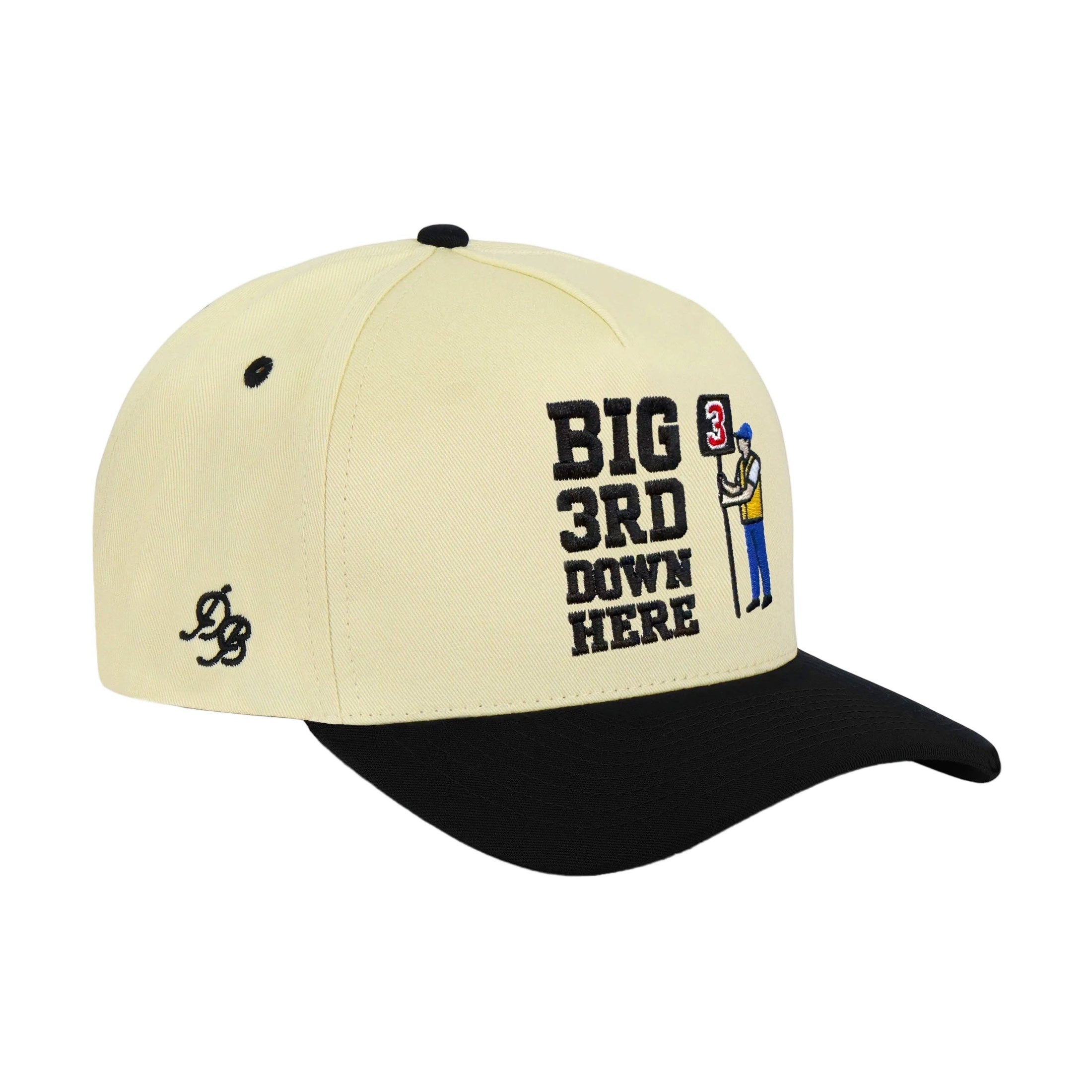 Big 3rd Down Here Football Snapback - Funny