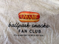 Load image into Gallery viewer, ballpark snacks fan club YOUTH tee
