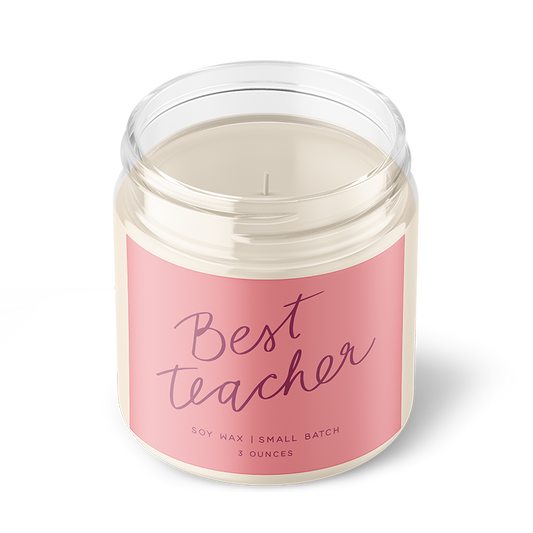 Best Teacher candle