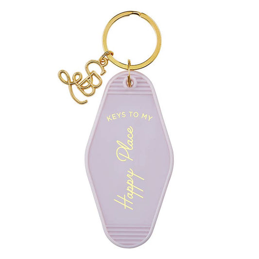happy place vintage motel key