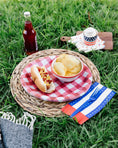 Load image into Gallery viewer, Stripes with Fringe Guest Towel Napkin
