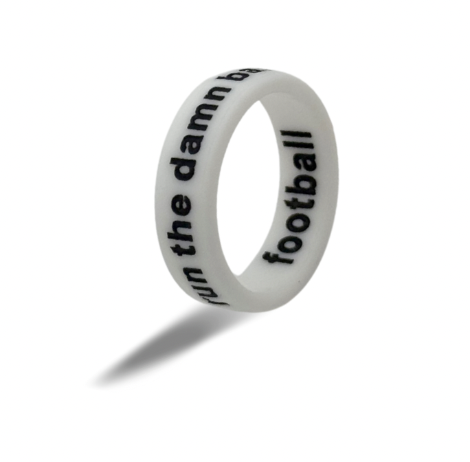 Flip Reversible run the damn ball / football FlipRing