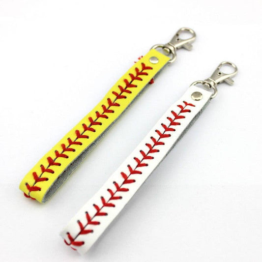softball or baseball keychain