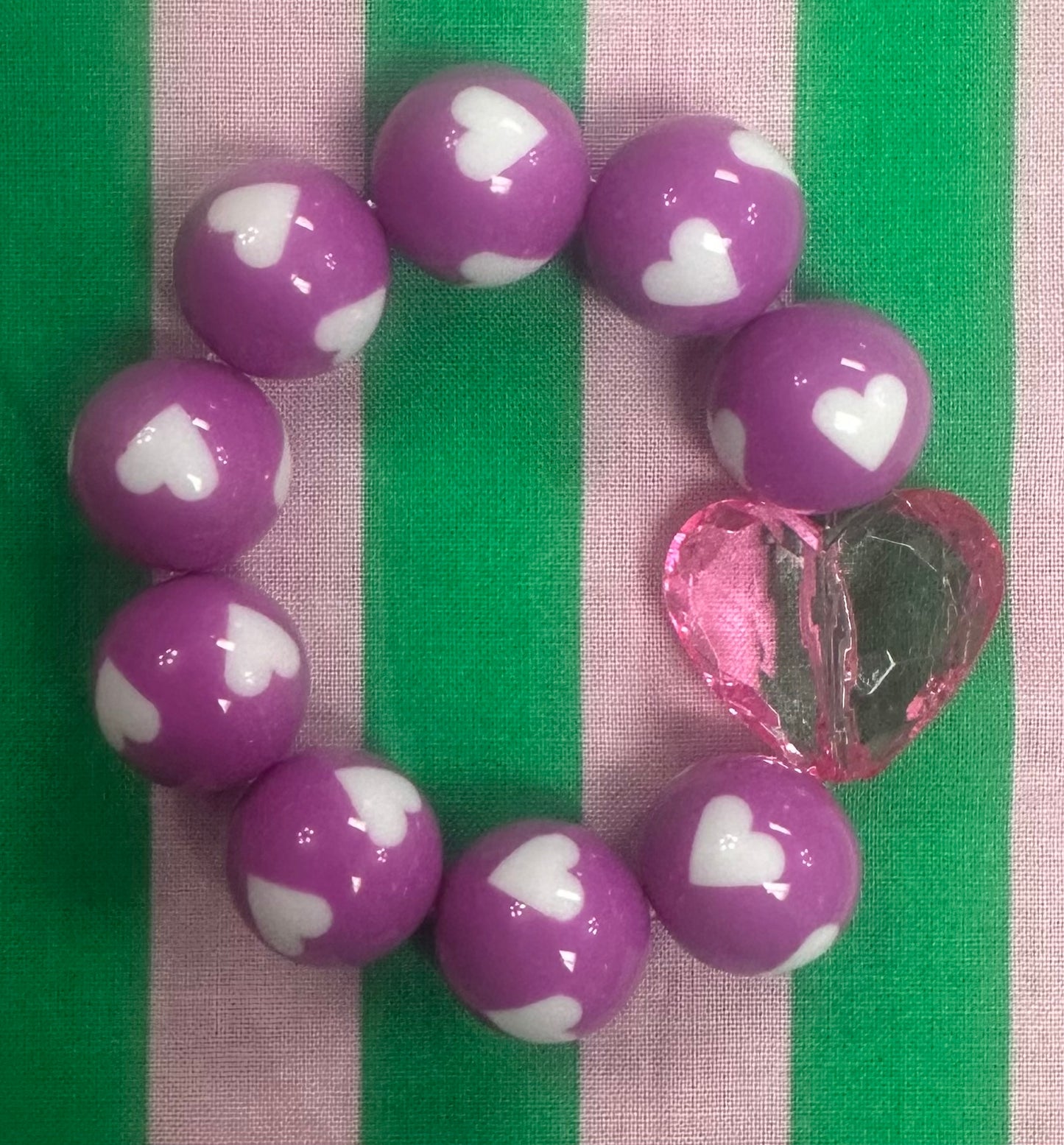 Kids Valentine’s Bubble Bracelet