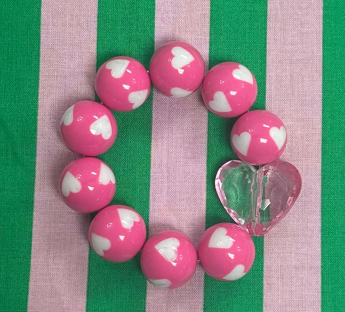 Kids Valentine’s Bubble Bracelet