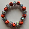 Load image into Gallery viewer, stretchy basketball bracelet
