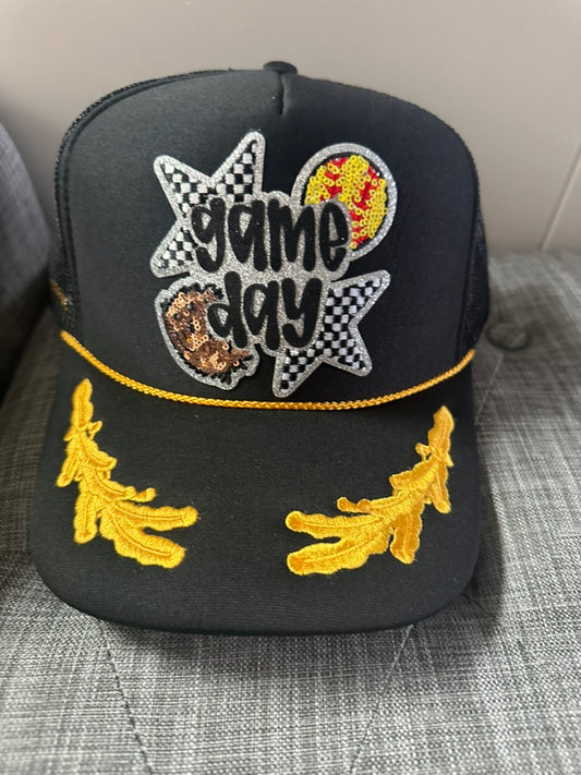 softball game day fancy trucker