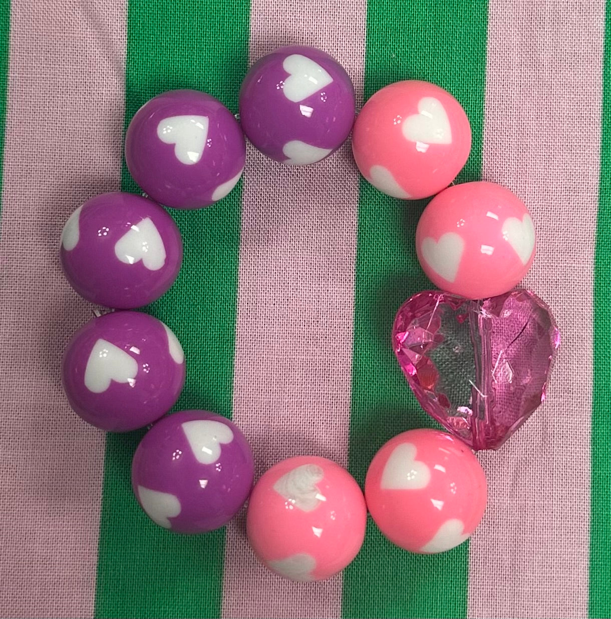 Kids Valentine’s Bubble Bracelet