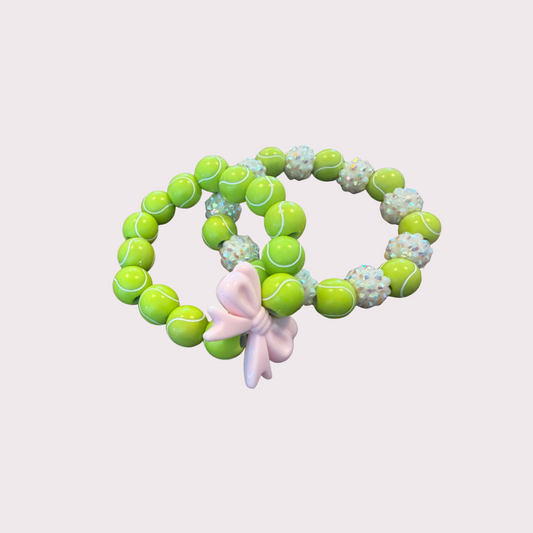 TENNIS stretchy bracelet for kids - STACK & RALLY by Florence and Jean