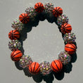 Load image into Gallery viewer, stretchy basketball bracelet
