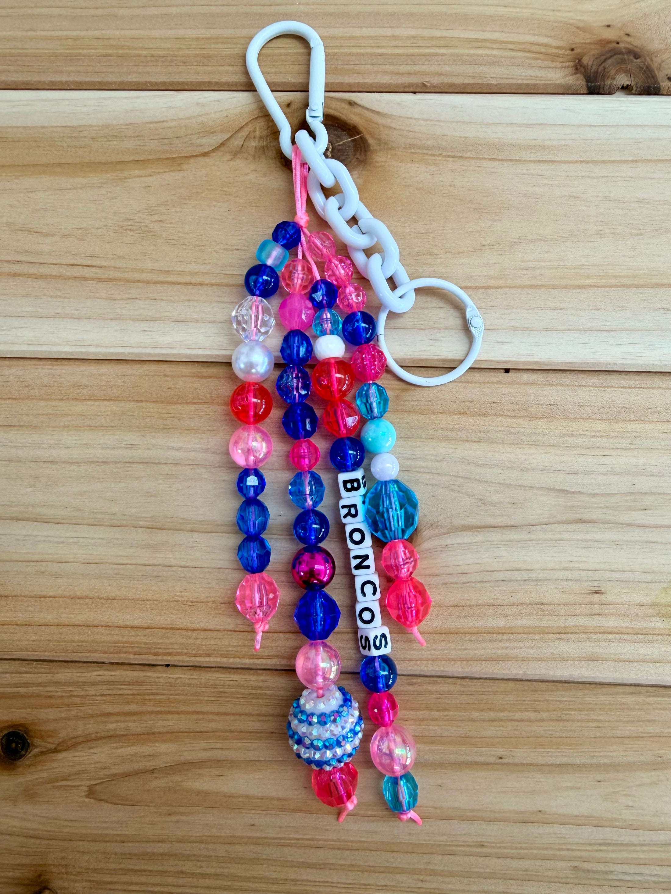 F&J broncos bag charm