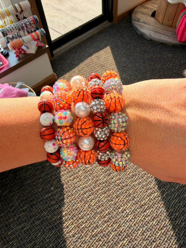stretchy basketball bracelet