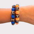 Load image into Gallery viewer, FOOTBALL stretchy bracelet - STACK & RALLY by Florence and Jean
