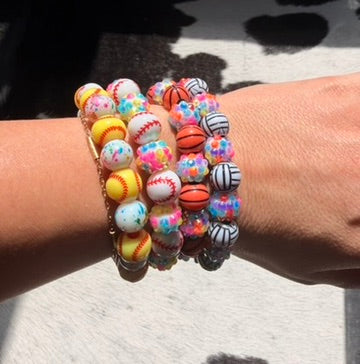 stretchy basketball bracelet