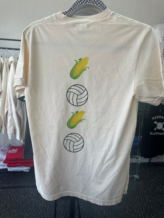 NE gameday volleyball tee