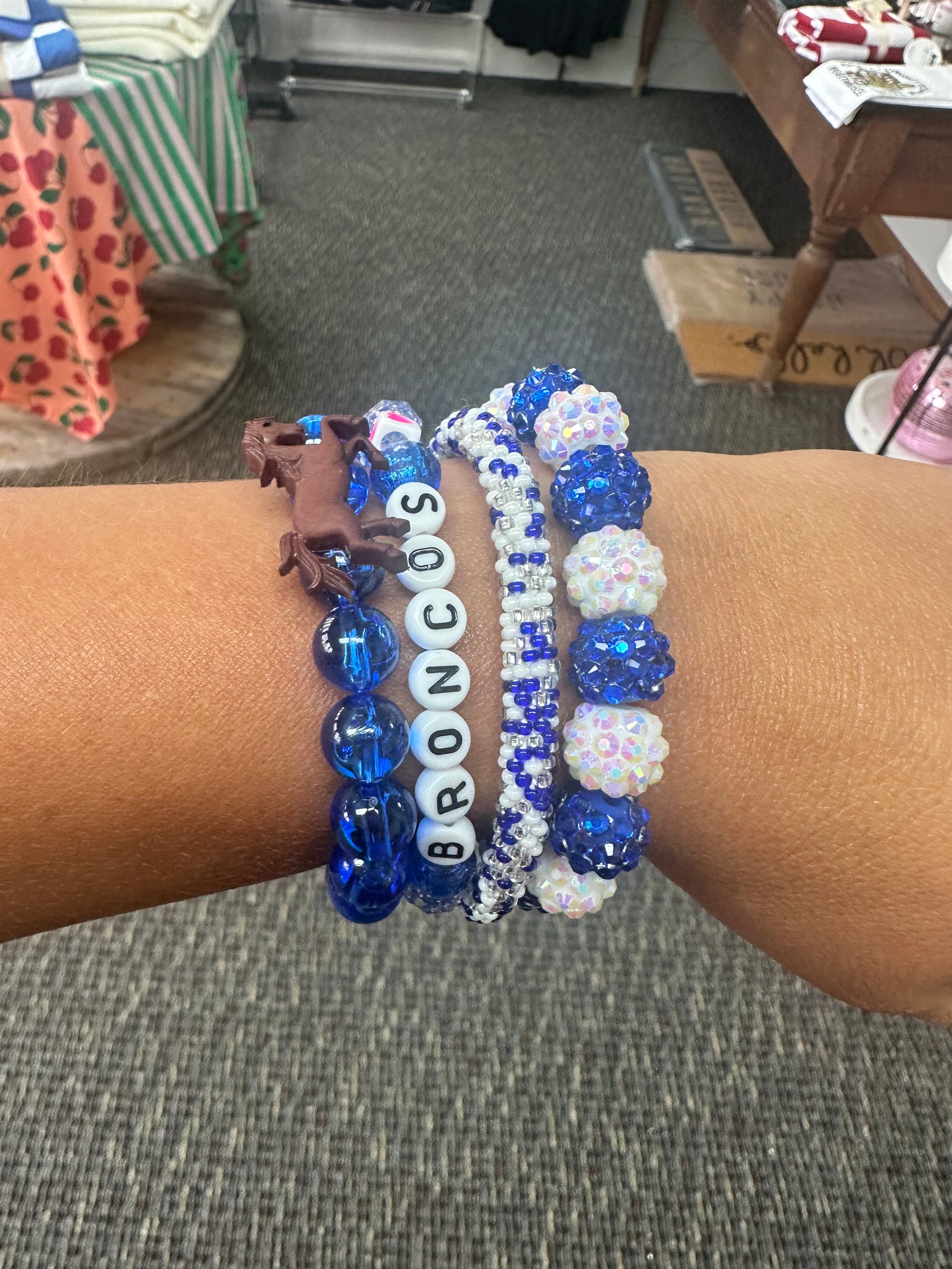 bronco blue stacker
