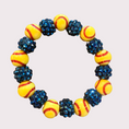 Load image into Gallery viewer, SOFTBALL stretchy bracelet - stack & RALLY by Florence and Jean
