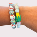 Load image into Gallery viewer, BASEBALL stretchy bracelet - STACK & RALLY by Florence and Jean

