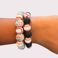 Load image into Gallery viewer, BASEBALL stretchy bracelet - STACK & RALLY by Florence and Jean
