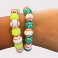 Load image into Gallery viewer, BASEBALL stretchy bracelet - STACK & RALLY by Florence and Jean
